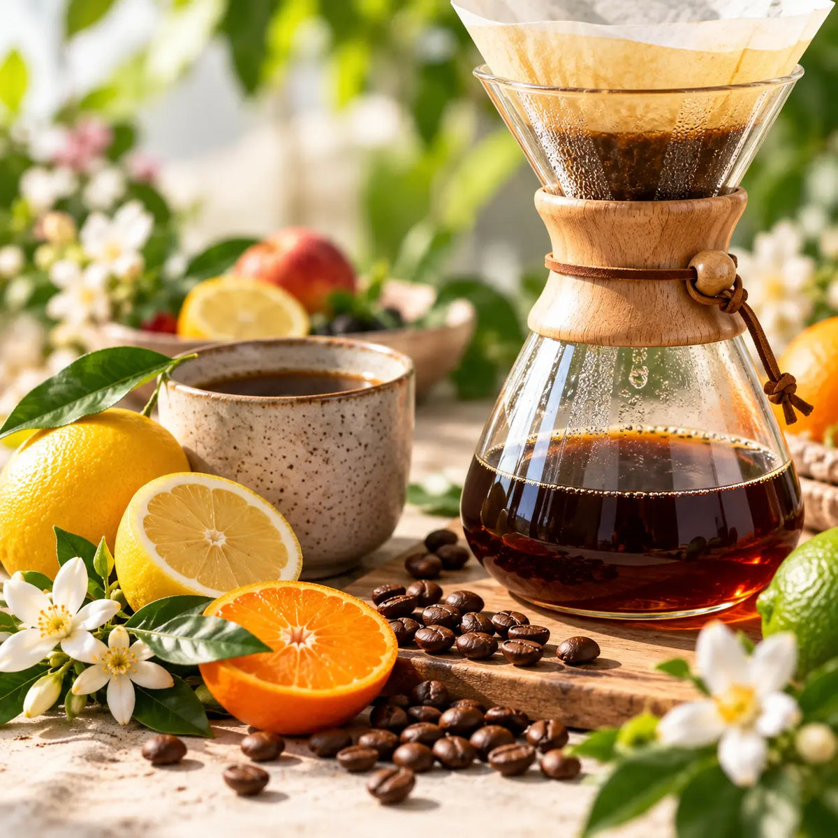 Fruchtiger Kaffee mit Zitrusnoten und hellem Geschmacksprofil